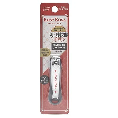 Rosy Rosa Compact Nail Clipper - Precision Grooming Tool for Perfect Nails