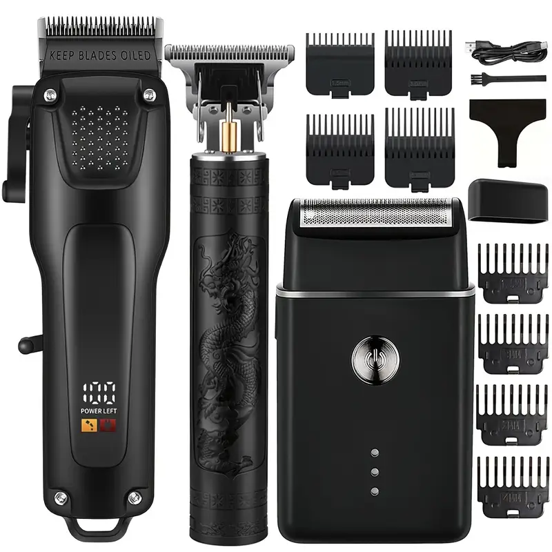 Set di Toelettatura ProTrim – Senza Fili e Professionale per uno Stile Perfetto