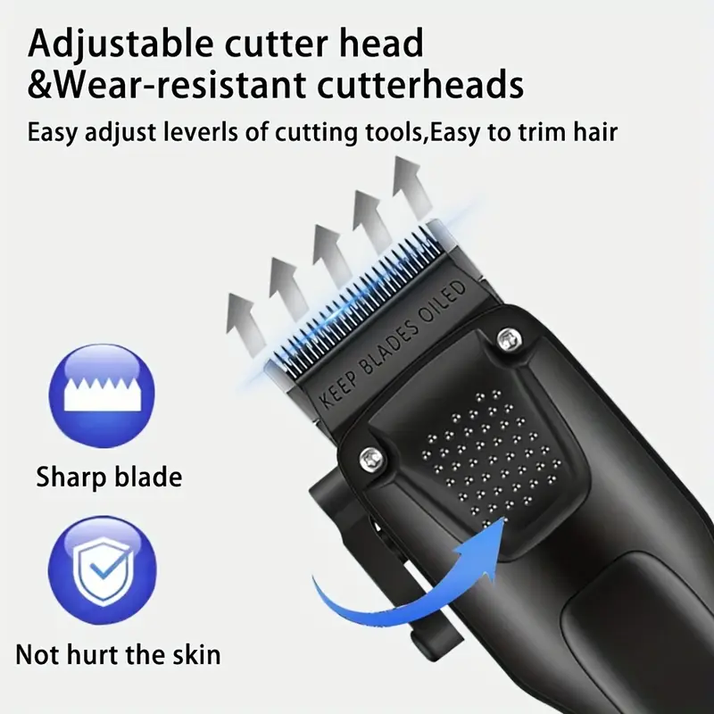 Set di Toelettatura ProTrim – Senza Fili e Professionale per uno Stile Perfetto