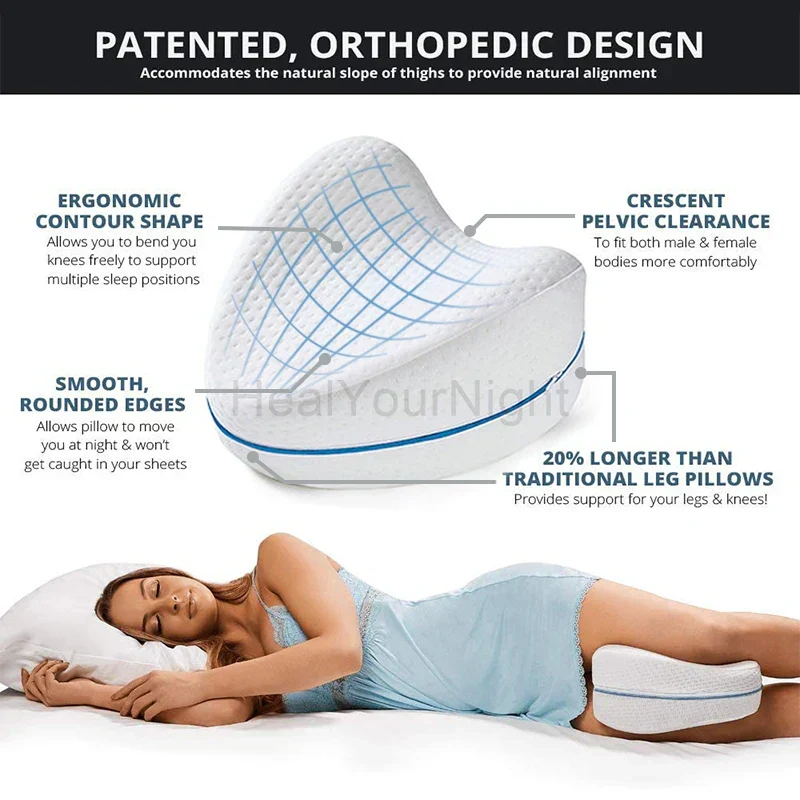 Cuscino per Gambe in Schiuma Memory Ortocanica - ComfortFoam