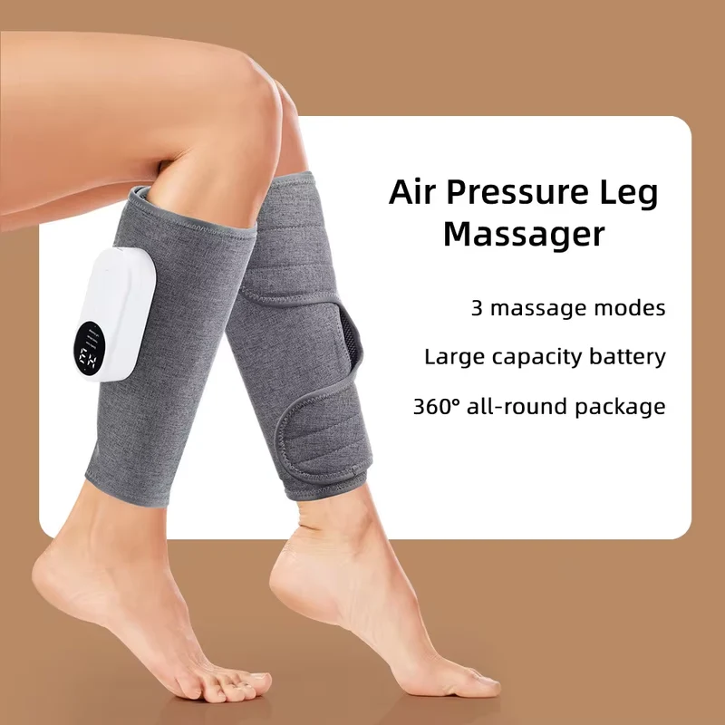 Massaggiatore Elettrico per Gambe - Compressione ad Aria con 3 Modalità di Massaggio