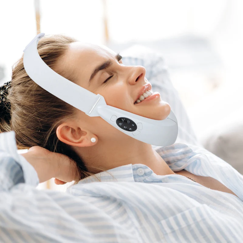 EMS Facial Slimmer con Terapia LED - Snellimento del Viso e Rimozione del Doppio Menton