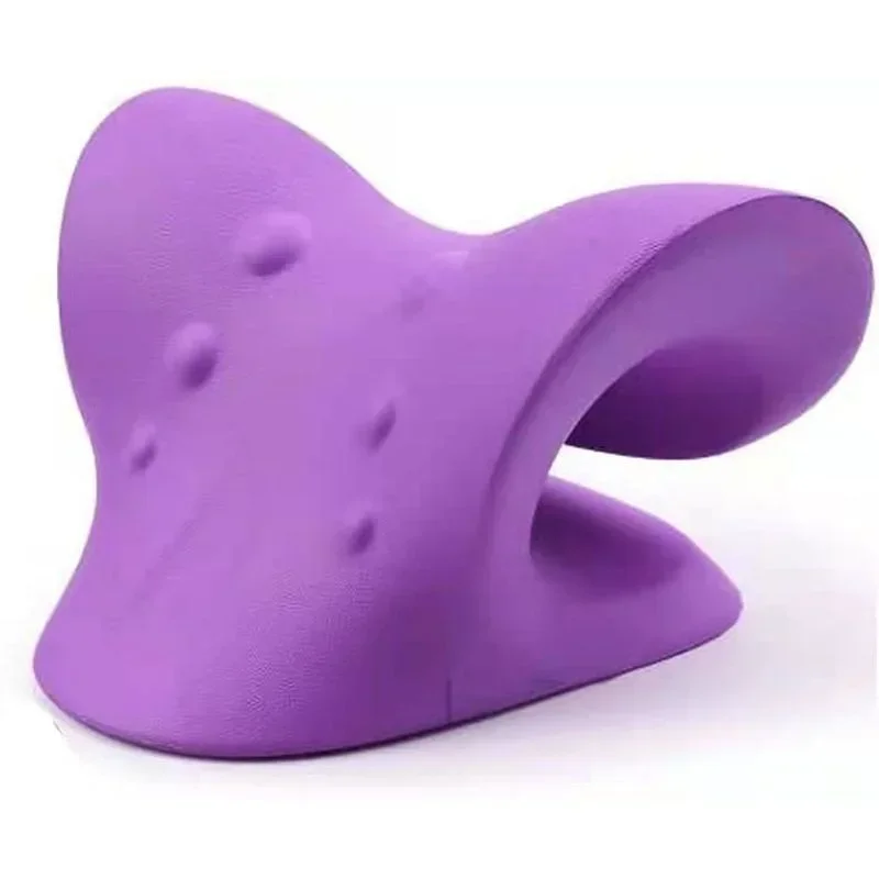 Allungatore per Collo e Spalle - Cuscino per Massaggio da Trazione Cervicale per Allineamento Spinale