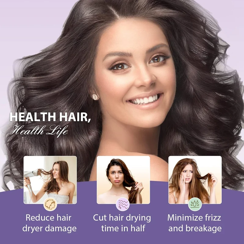 Asciugamano per Capelli in Microfibra – Confezione da 3