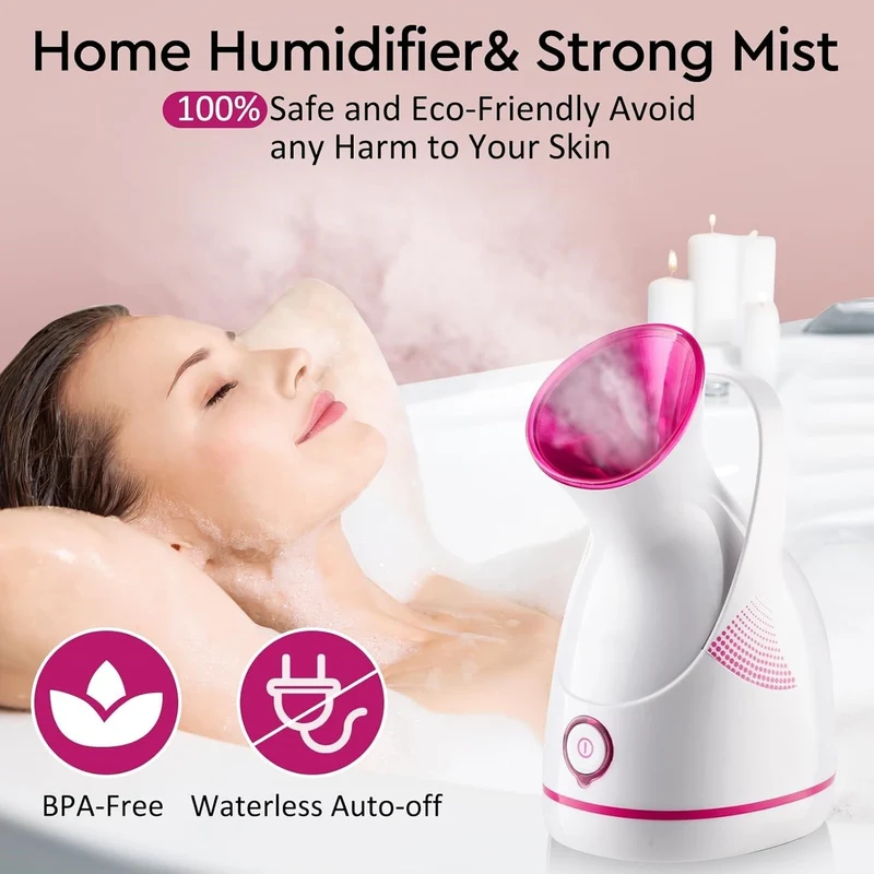 Nano-Ionic Facial Steamer – Pulisci in Profondità e Idrata la Tua Pelle!