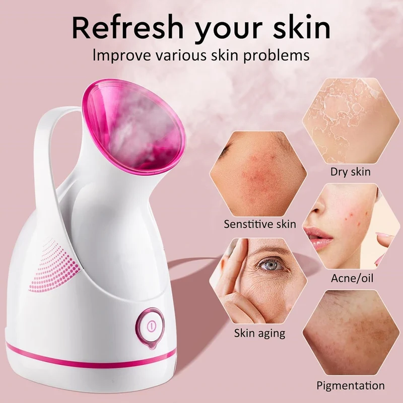 Nano-Ionic Facial Steamer – Pulisci in Profondità e Idrata la Tua Pelle!