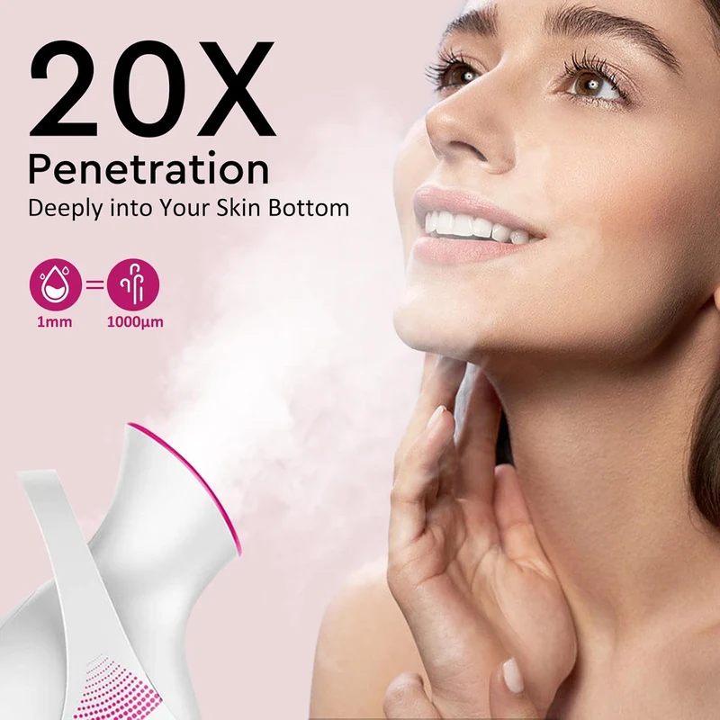 Nano-Ionic Facial Steamer – Pulisci in Profondità e Idrata la Tua Pelle!