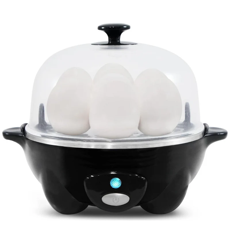 Cuocitore per Uova – Cottura Rapida, Uova in Poché e Preparazione di Omelette con Spegnimento Automatico