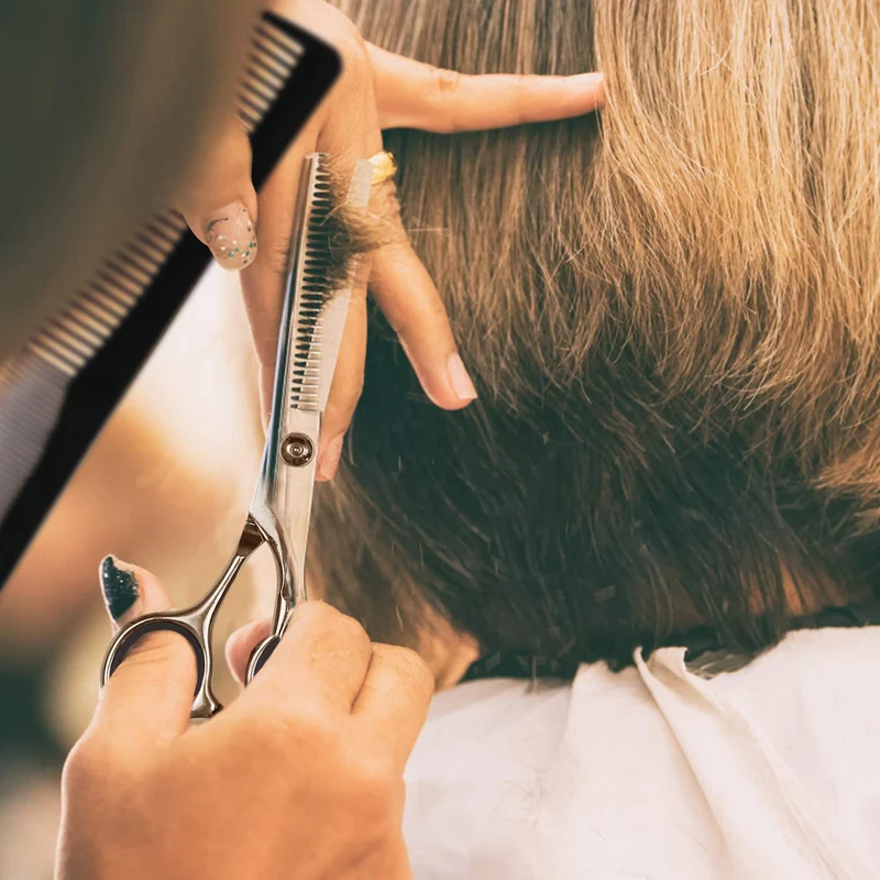 Set di forbici professionali per taglio e diradamento dei capelli