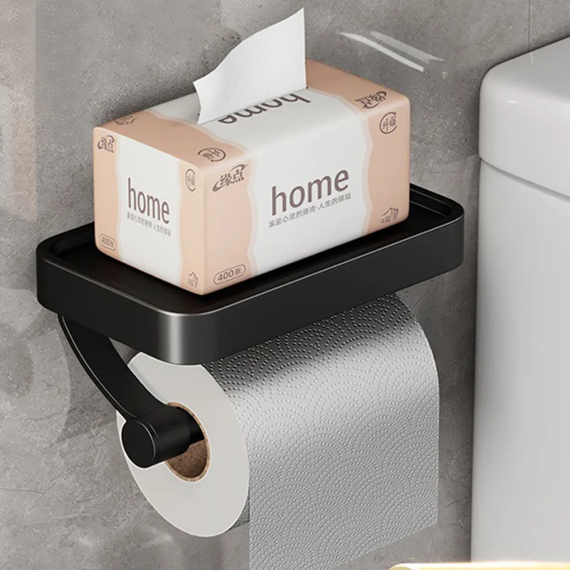 Porta Rotolo con Mensola – Stalux
