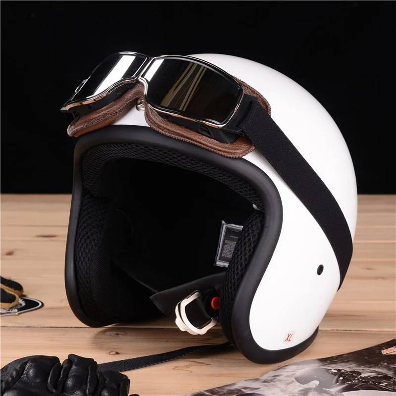 Occhiali da Moto Vintage in Pelle – RiderEdge