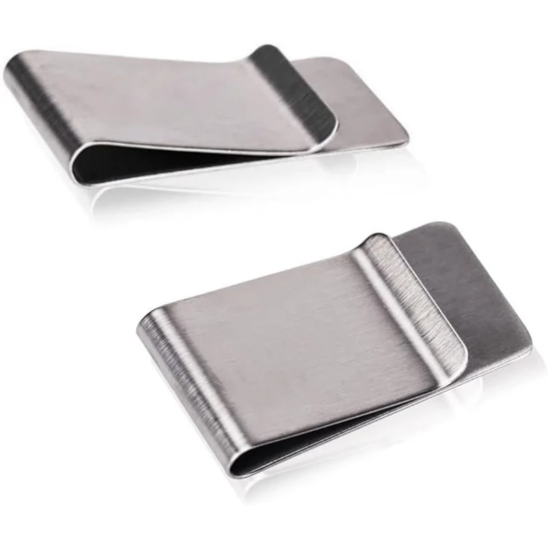 Porta Carte Slim in Acciaio Inossidabile e Clip per Soldi - Set di 2 – RazorHold