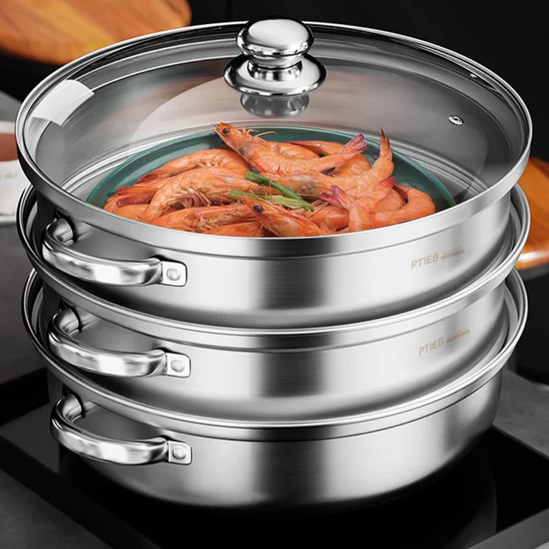 Vaporiera a 3 piani – NutriSteam