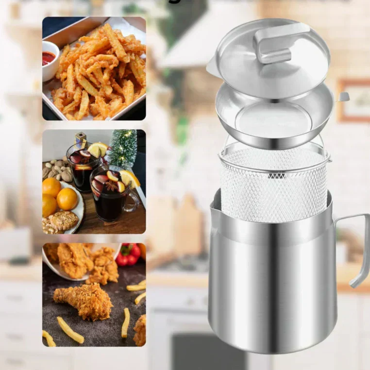 Friggitrice Rotonda Compatta – SnackMaster Pro