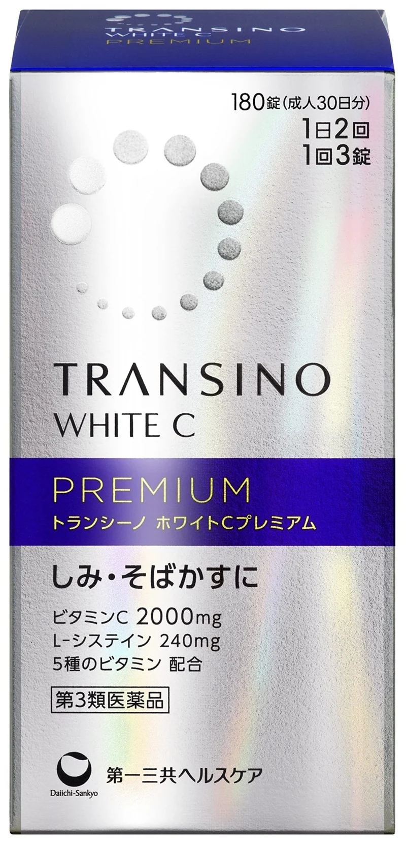 Transino White C Premium Tablets 180 Count