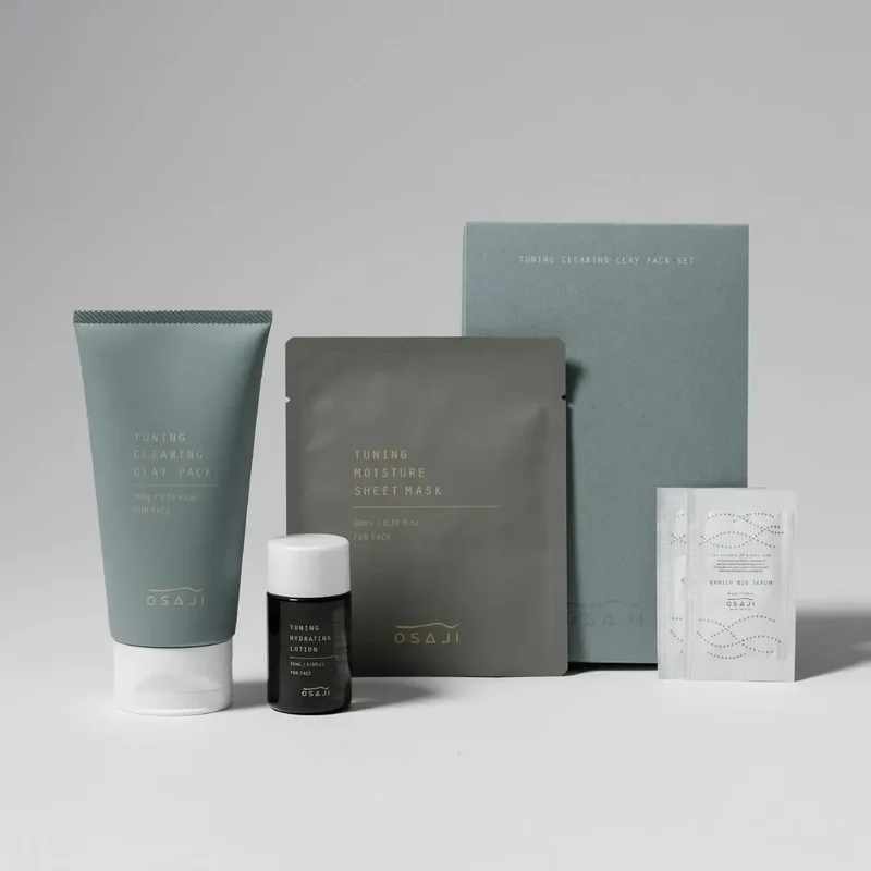 Osaji Tuning Clearing Skin Clay Pack Set Limited Edition Skincare
