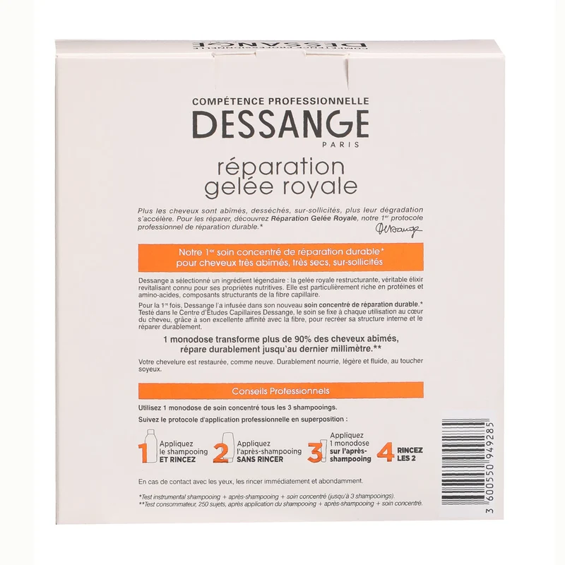 Soin cheveux gelée royale