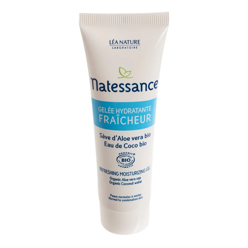 Gelée hydratante fraicheur à l'aloe vera et noix de coco bio