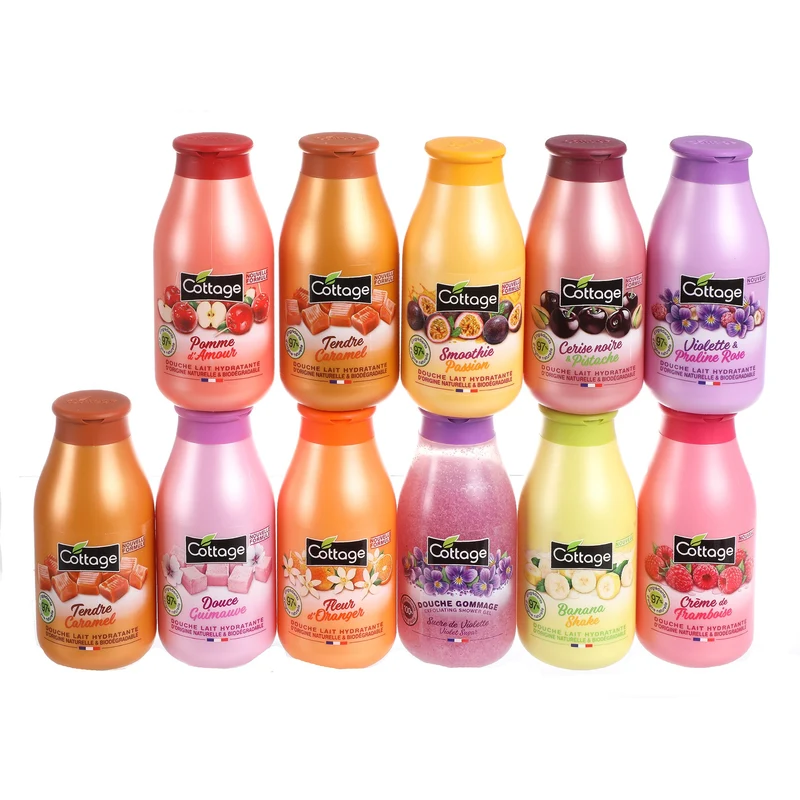 Coffret de 10 gels douche et de 2 gommages