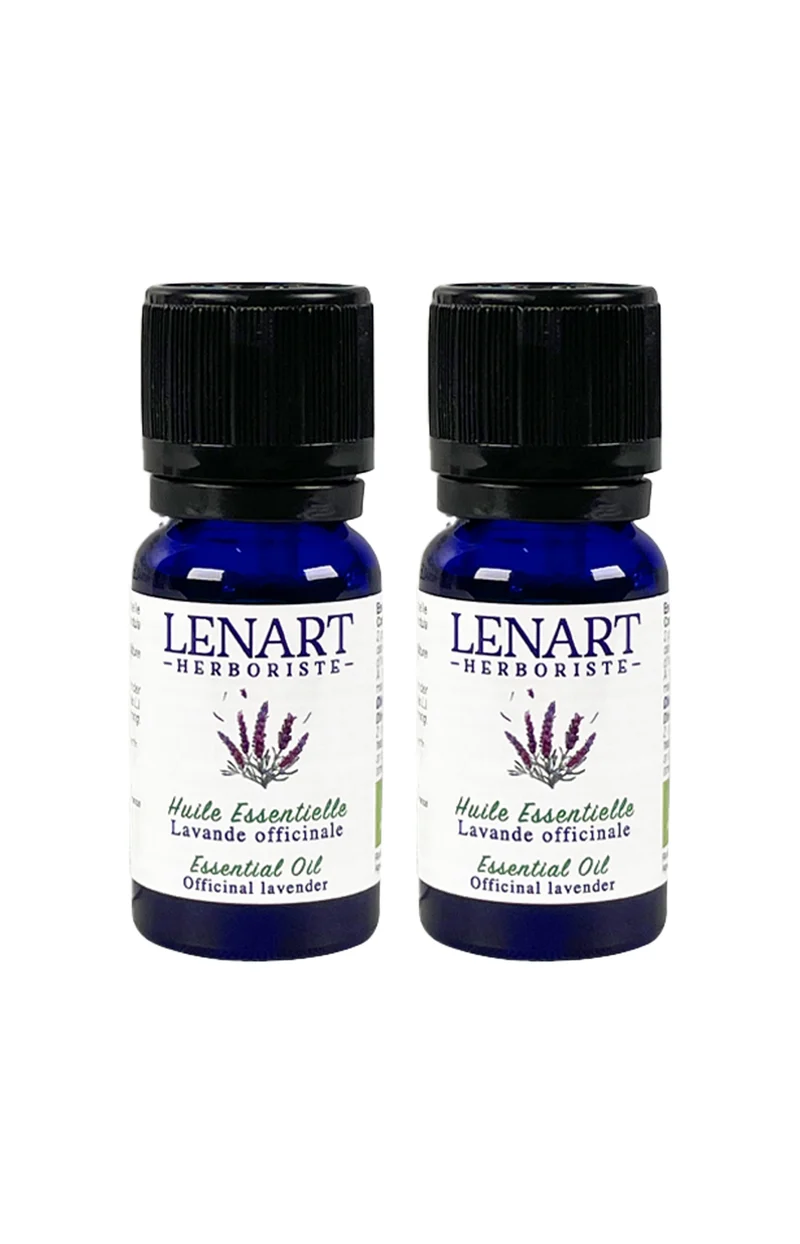 2 huiles essentielles de lavande officinale bio