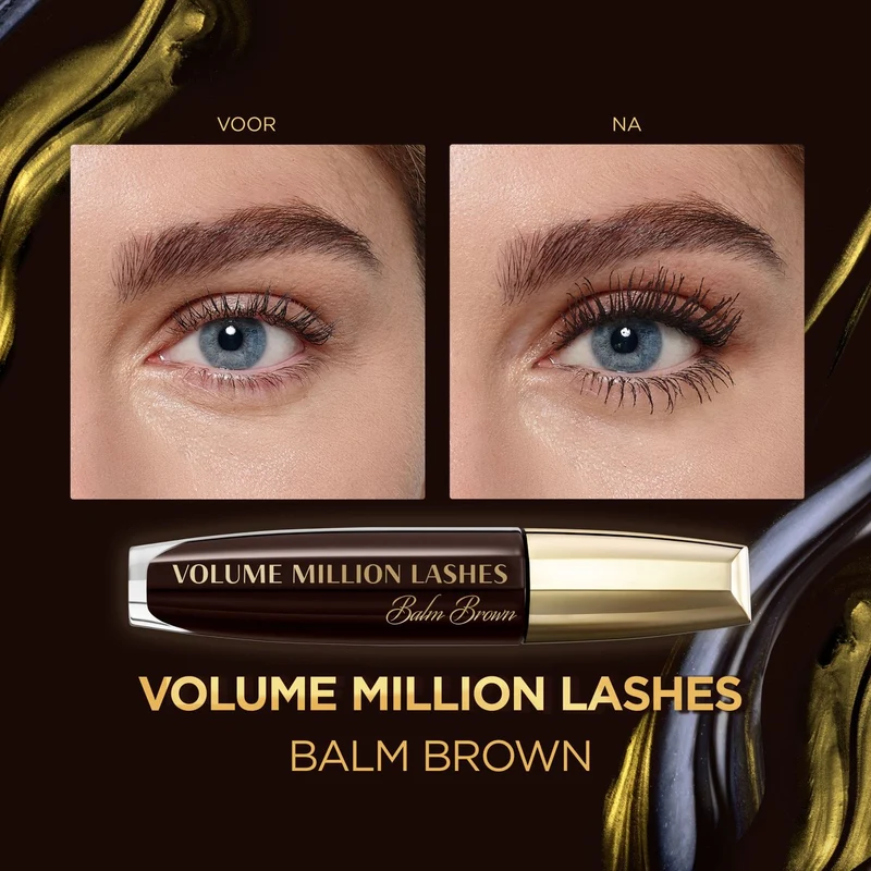 L'Oréal Paris - Volume Million Lashes Balm Brown - Bruin