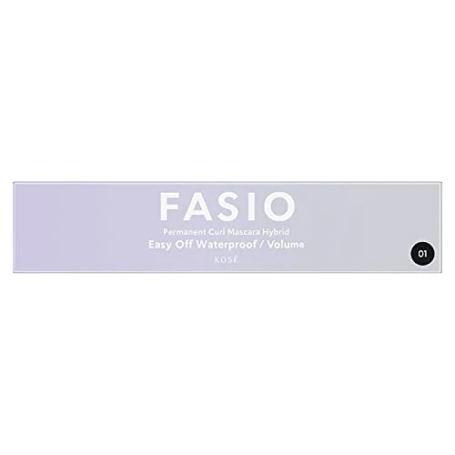 FASIO Hybrid Permanent Curl Volume Mascara Waterproof Warm Water Removable 6g