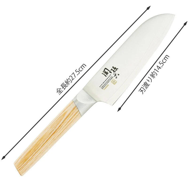KAI Seki Magoroku Small Santoku Knife 145mm Made in Japan (AE5253)