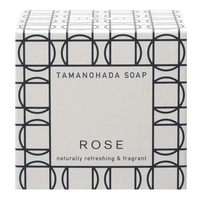 Tamanohada Rose Bar Soap 125G Gentle Cleansing Formula