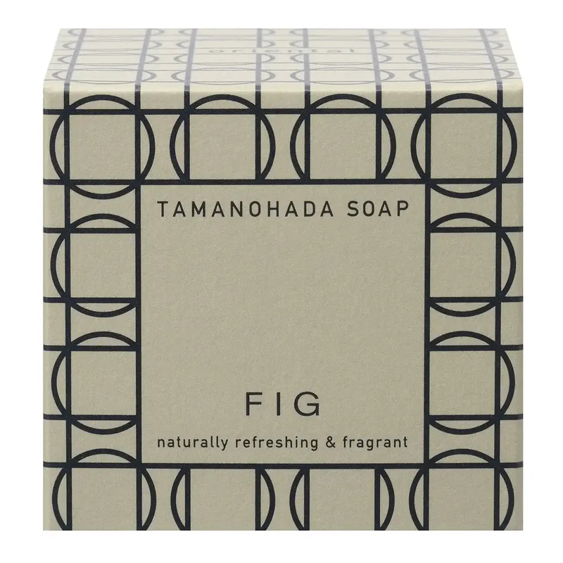 Tamanohada Bar Soap Fig Scent 125g for Refreshing Skin Care