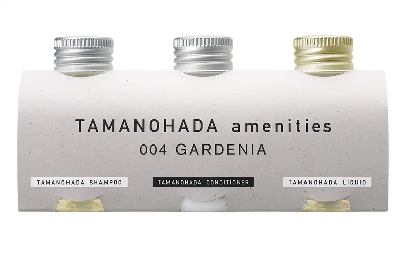 Tamanohada Amenities Set 80Ml x 3 Gardenia Scent 004