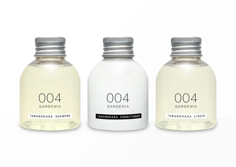 Tamanohada Amenities Set 80Ml x 3 Gardenia Scent 004