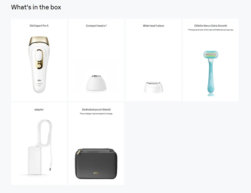 Braun Silk Expert Pro5 IPL Hair Removal Device VIO Compatible PL5243