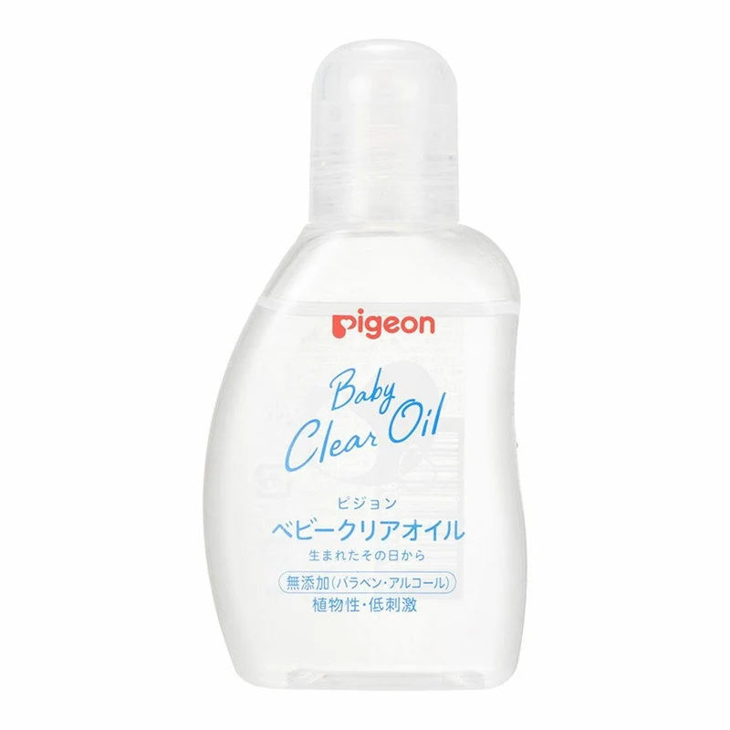 Pigeon Baby Clear Moisturizing Oil 80mL for Gentle Baby Skin Care