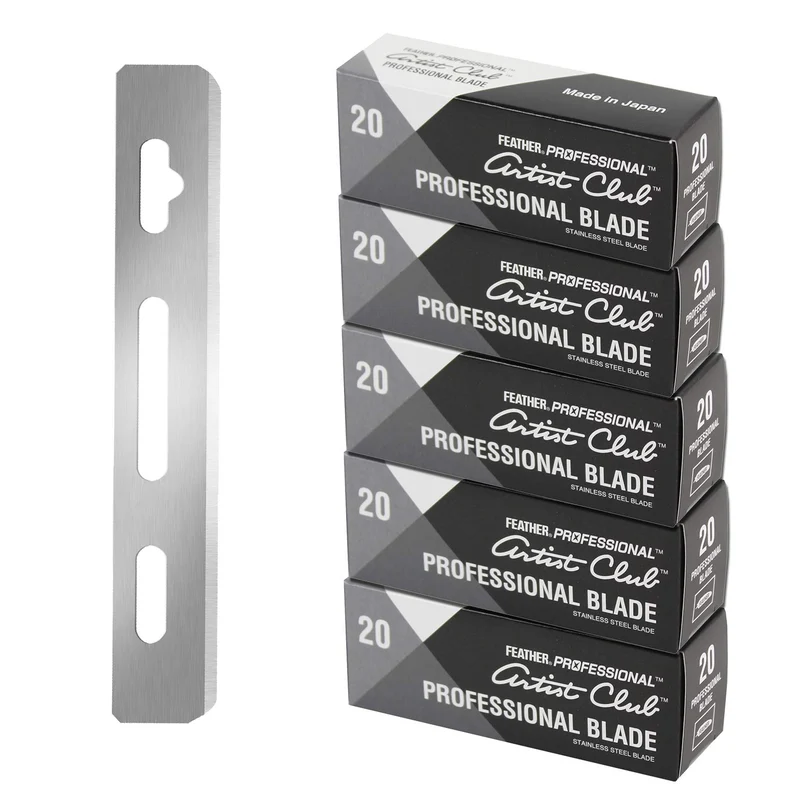 Feather Professional Razor Blades PB-20 20-Pack Set of 5