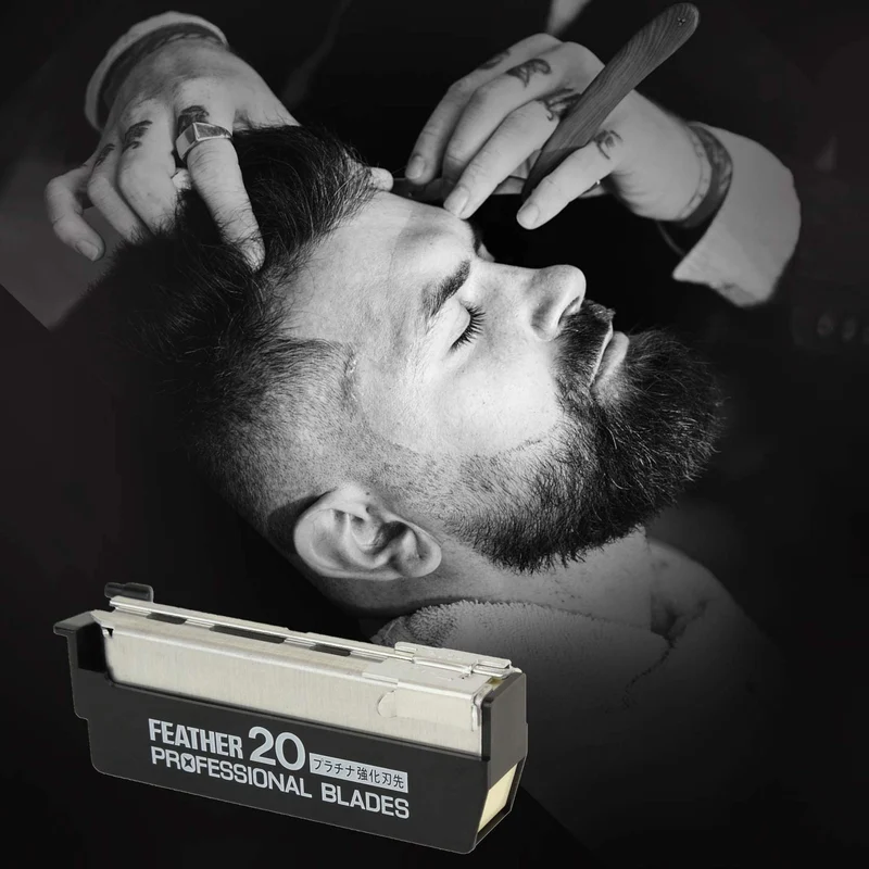 Feather Professional Razor Blades PB-20 20-Pack Set of 5