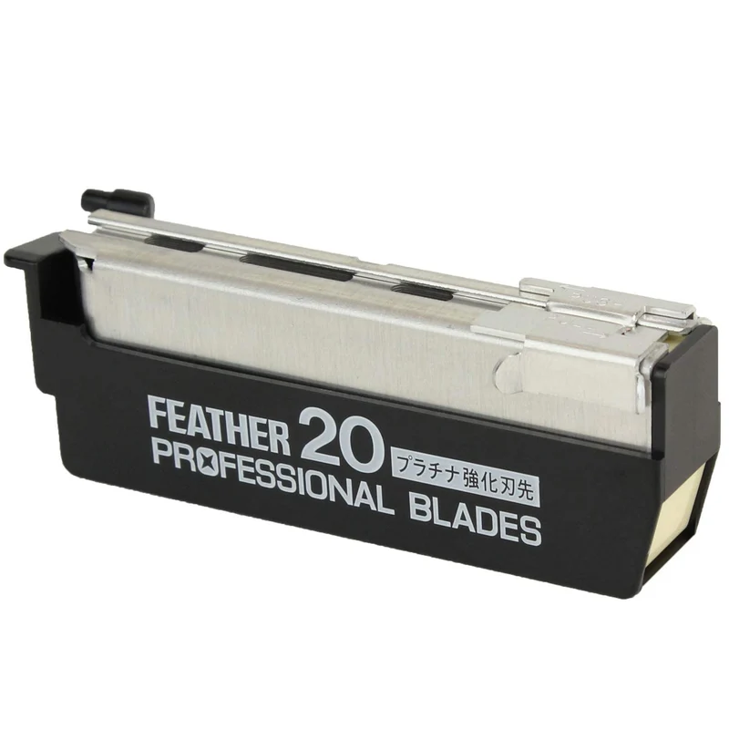 Feather Professional Razor Blades PB-20 20-Pack Set of 5