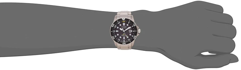 CITIZEN Promaster Eco-Drive Marine GMT Diver BJ7110-89E Silver Mens Watch