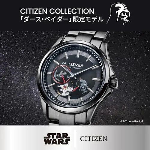 Citizen Darth Vader Limited Automatic Mechanical Watch NP1015-66E Black