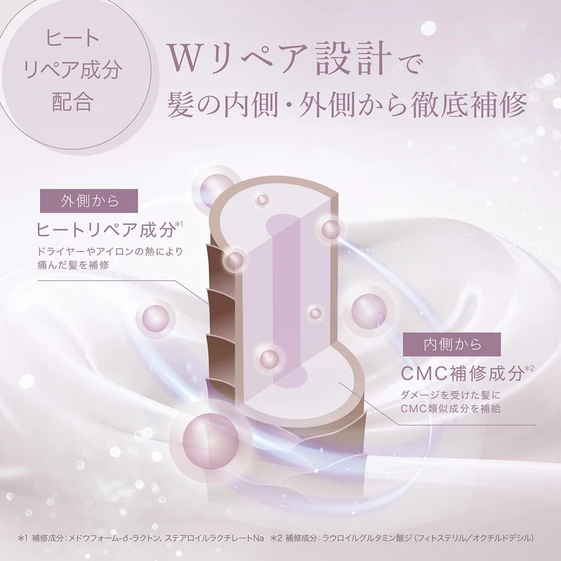 AXXZIA Moisturizing Hair Milk Heat Repair Treatment 50g Made in Japan