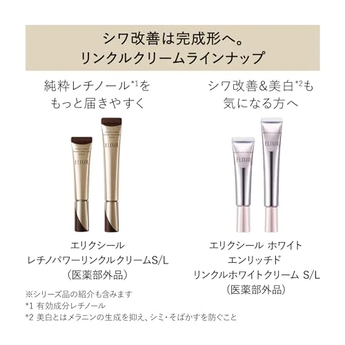 Shiseido Elixir Enriched Wrinkle Cream Retinol Hyaluronic Acid Anti Aging 22g
