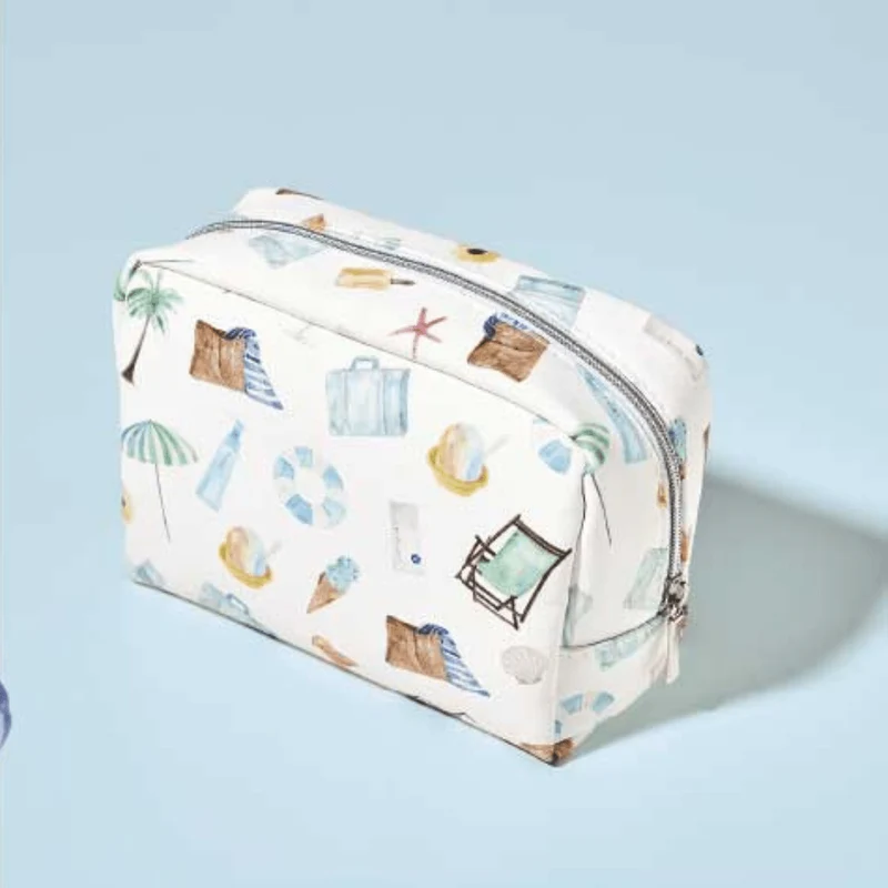FANCL 95th Anniversary Summer Time Original Cosmetic Pouch