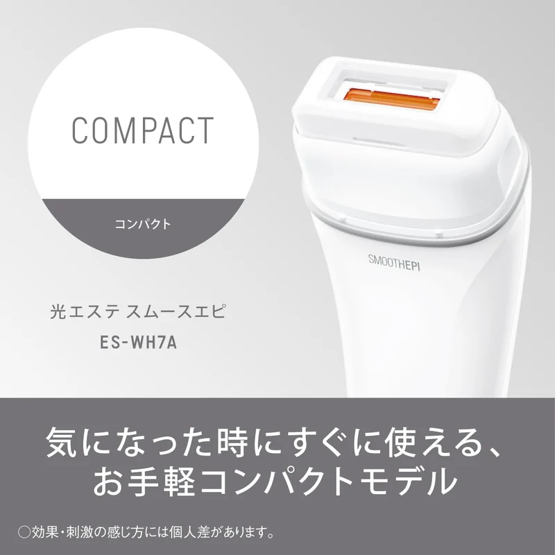 Panasonic Smooth Epil Hair Removal Device ES-WH7A-W for Body Face VIO White