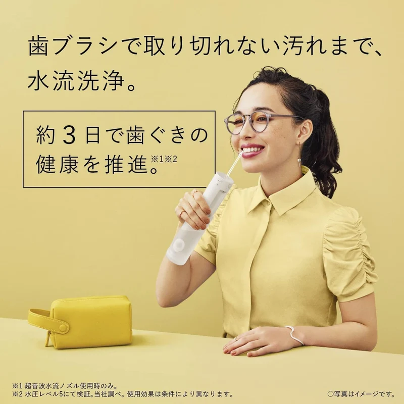 Panasonic Portable Ultrasonic Oral Irrigator Jet Washer EW-DJ42-W White AC100-240V