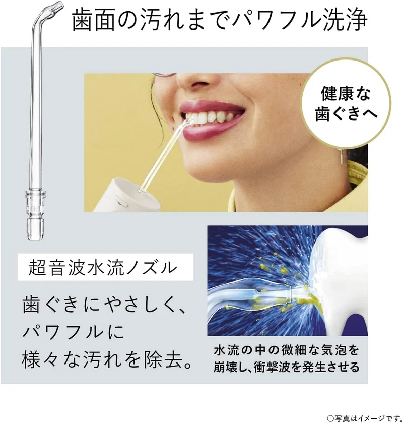 Panasonic Portable Ultrasonic Oral Irrigator Jet Washer EW-DJ42-W White AC100-240V