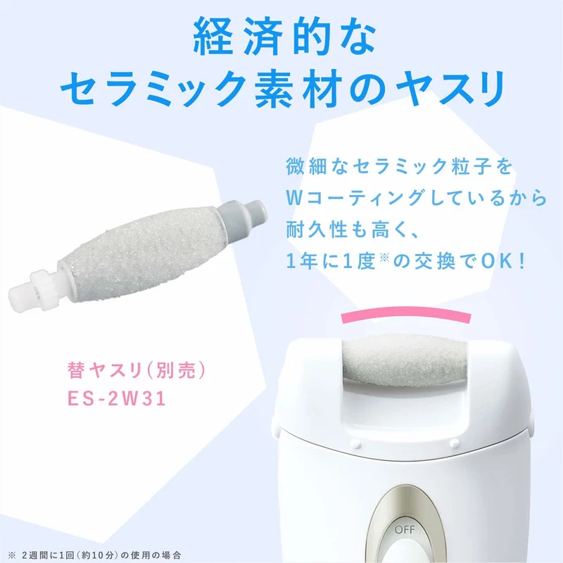Panasonic Gold Electric Callus Remover for Heels and Feet ES-WE22-N AC100-240V