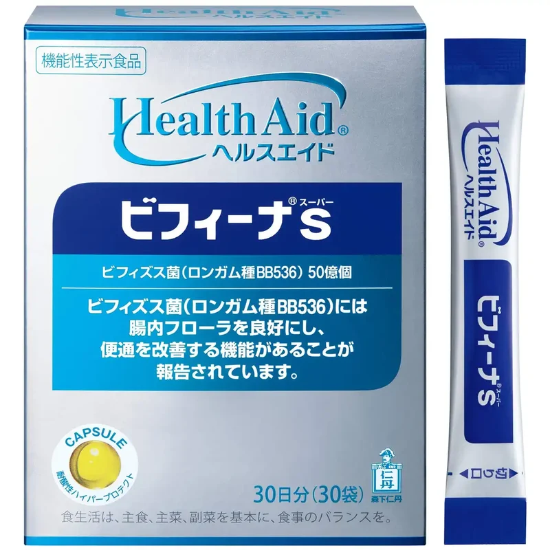 Morishita Jintan Health Aid Biffina S 30-Day Supply | Intestinal Flora Supplement