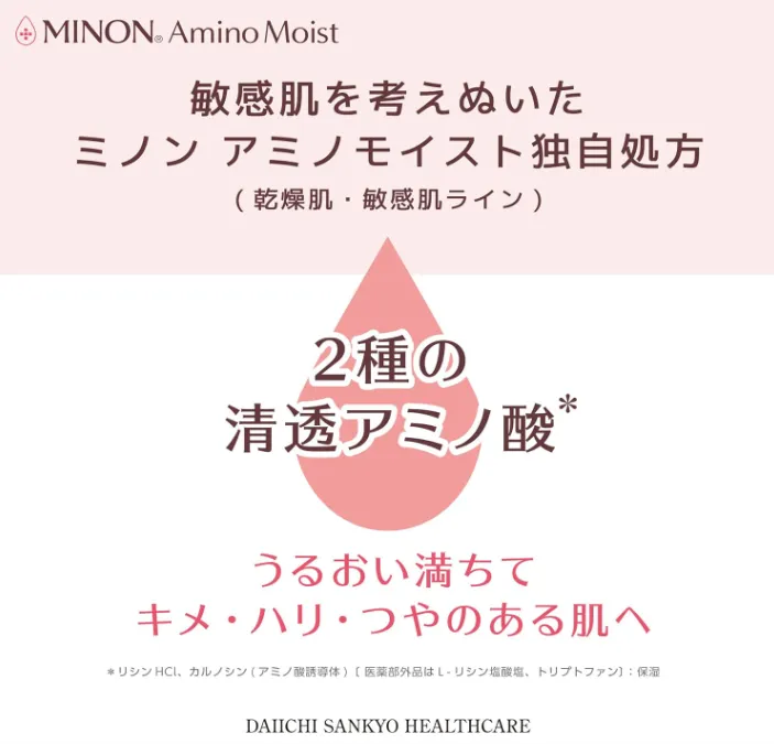 Hydrating Moisturizer for Sensitive Skin - Minon Amino Moist Charge Milk 100g