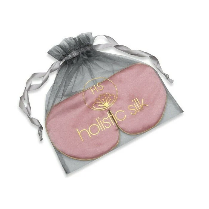 Printed Silk Lavender Eye Mask Fig Tree
