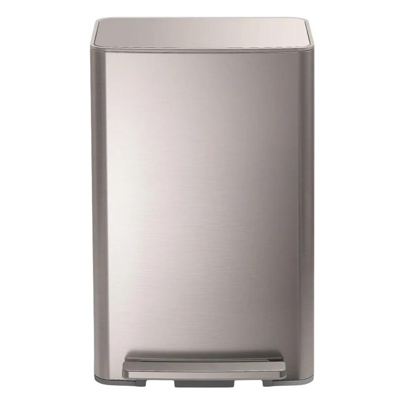 KOHLER - Poubelle en Acier Inoxydable avec Pédale de 47 L