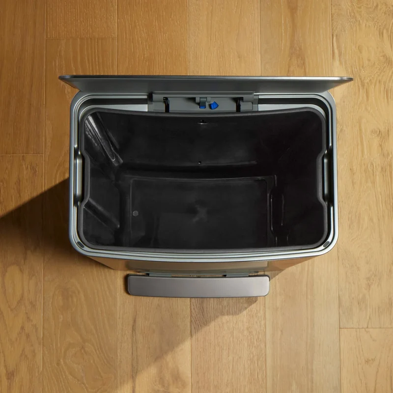 KOHLER - Poubelle en Acier Inoxydable avec Pédale de 47 L